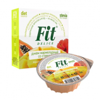 Джем мармеладный Fit Delice манго, папайя, гибискус со стевией, 100 г 
